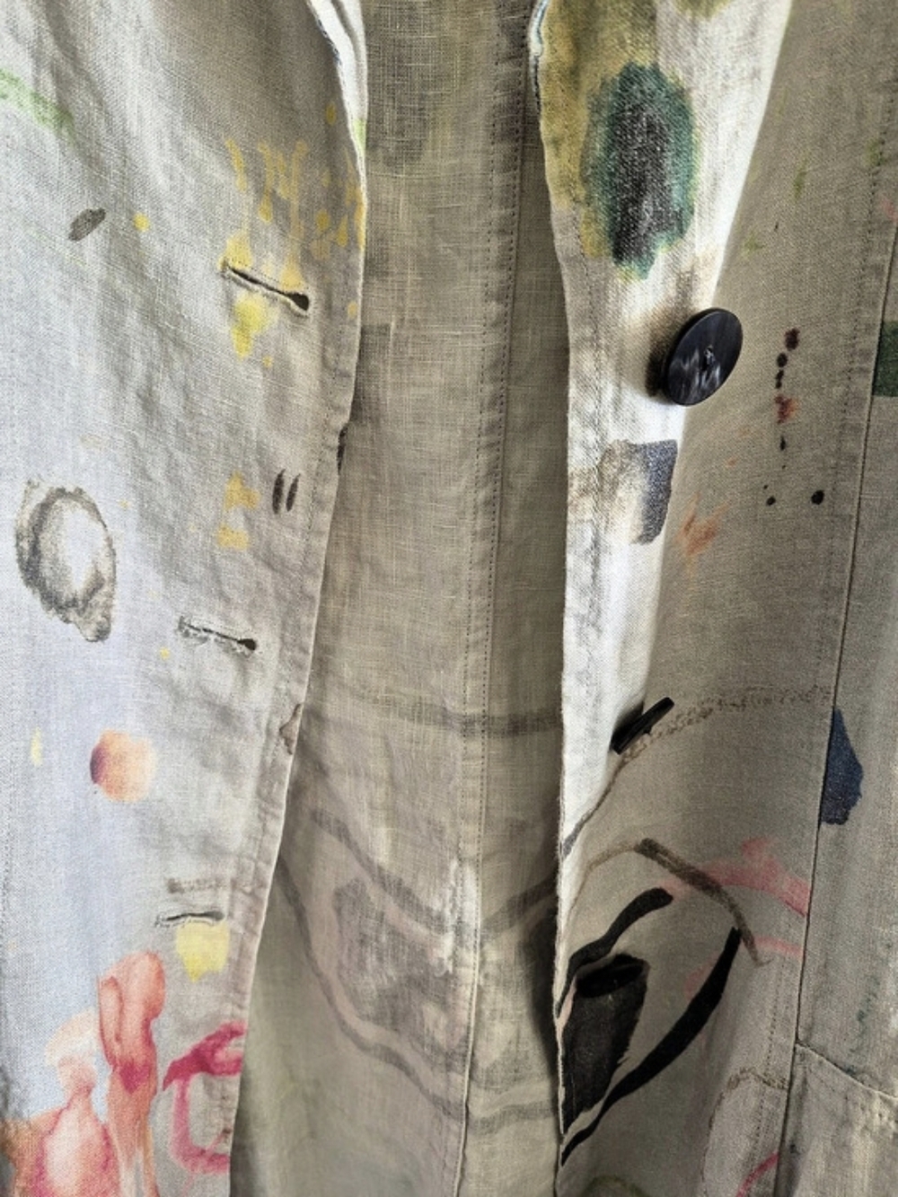 GRIZAS Abstract Long Button-up - Picture 6 of 9